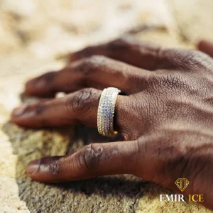 BAGUE ETERNITY DIAMANT OR JAUNE