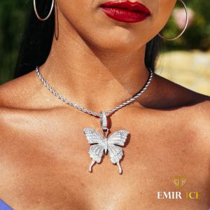 COLLIER PENDENTIF PAPILLON "DIAMOND BUTTERFLY"