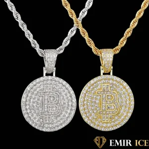 COLLIER PENDENTIF BITCOIN