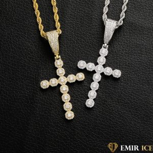 COLLIER PENDENTIF CRUCIFIX V2 : Symbole religieux