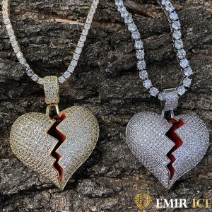COLLIER PENDENTIF COEUR BRISÉ™ : Heart Break