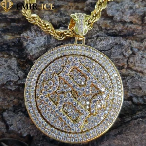COLLIER PENDENTIF ROTATIF 69 VVS