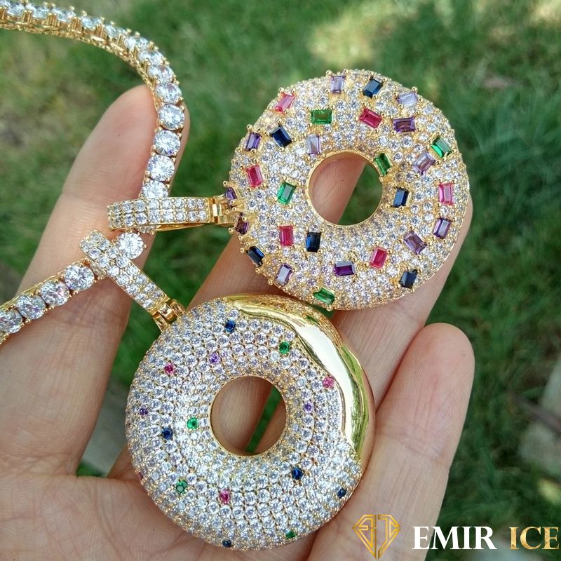 COLLIER PENDENTIF DONUT