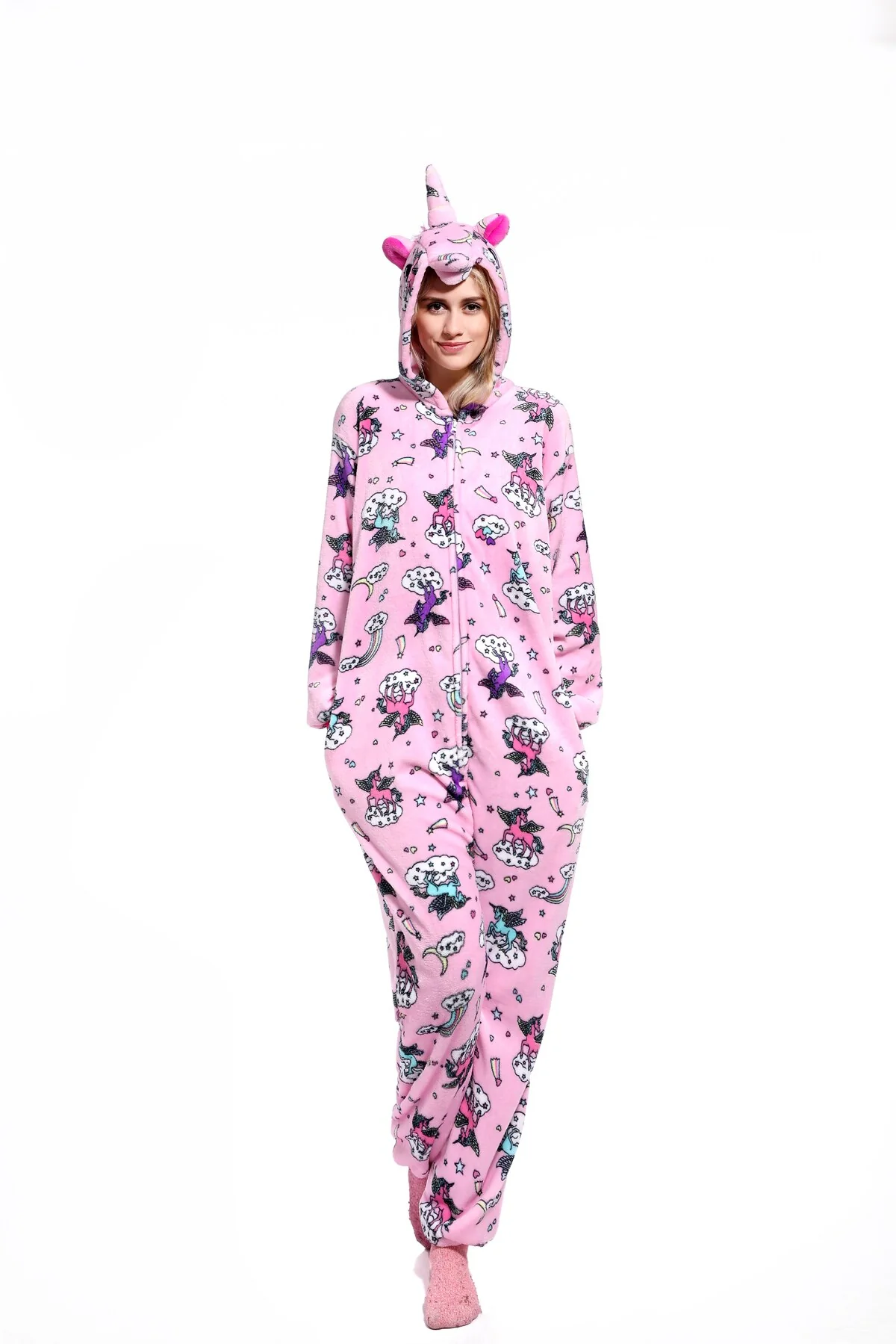 Pyjama Kigurumi Femme Licorne avec Imprimés – Image 7