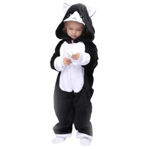 Pyjama Kigurumi Chat Noir Fille et Garçon