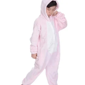 Pyjama Kigurumi Enfant Cochon Rose